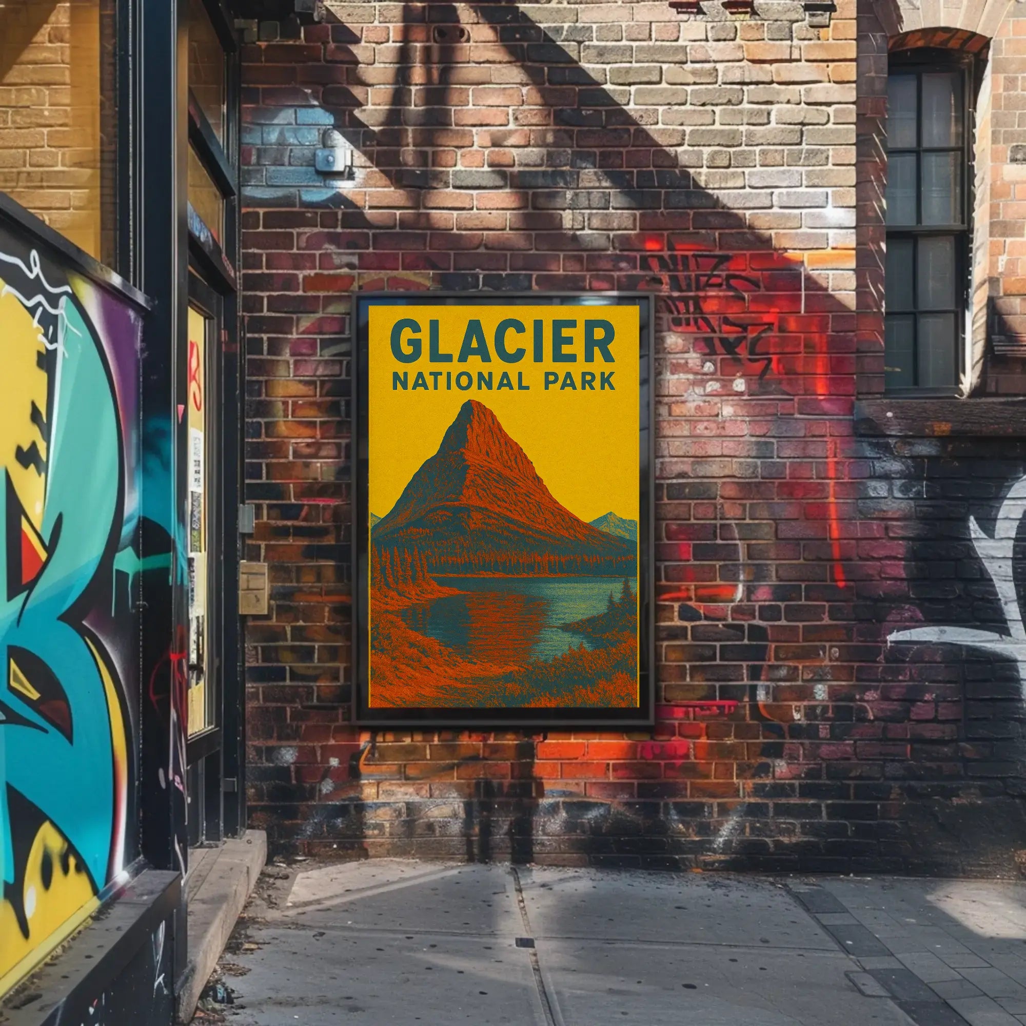 Glacier National Park Adventure Awaits National Park Poster PosterGoat