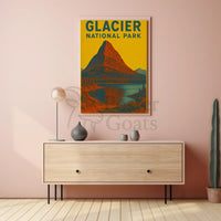 Glacier National Park Adventure Awaits National Park Poster PosterGoat
