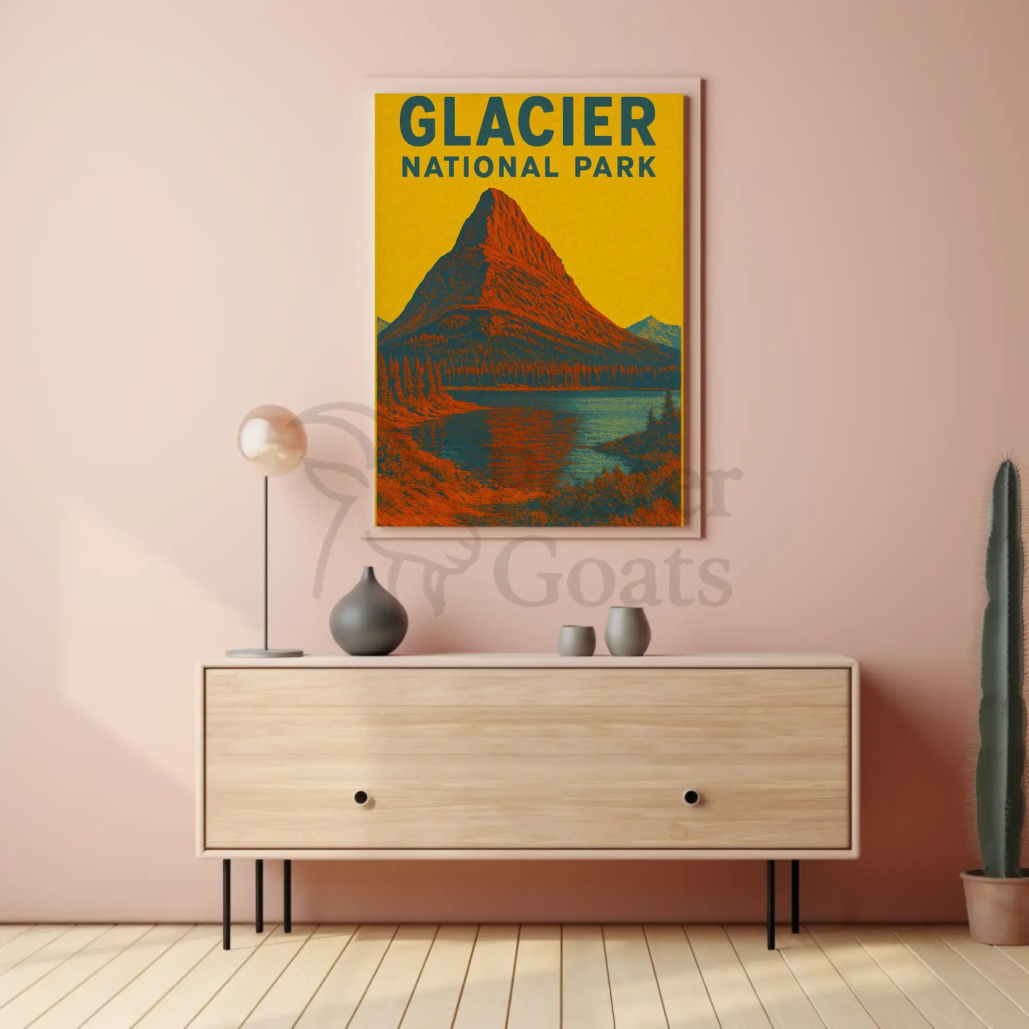 Glacier National Park Adventure Awaits National Park Poster PosterGoat