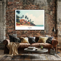 Goa Coastal Charm Travel Poster PosterGoat