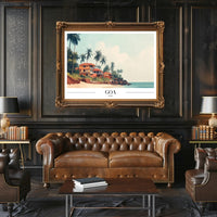 Goa Coastal Charm Travel Poster PosterGoat