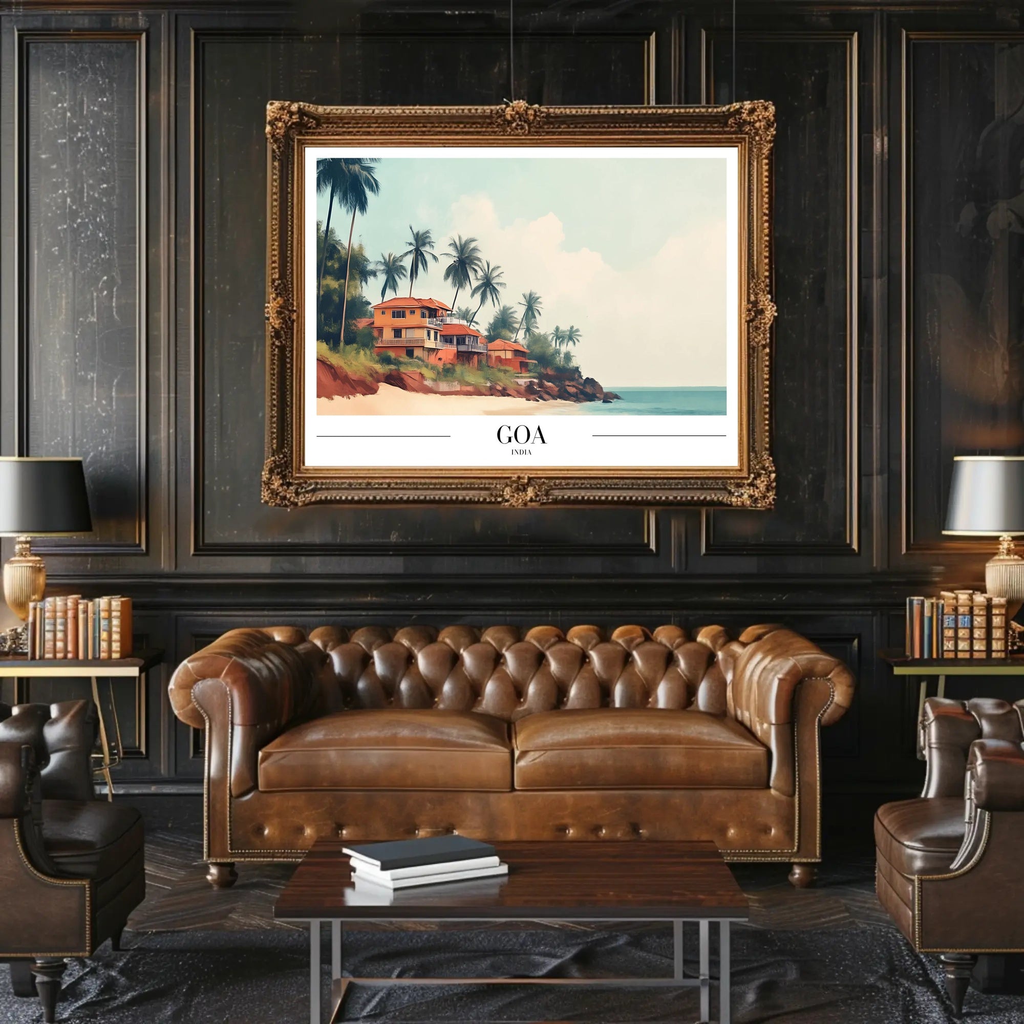 Goa Coastal Charm Travel Poster PosterGoat