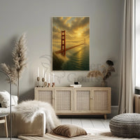 Golden Gate Serenity San Francisco Travel Poster PosterGoat