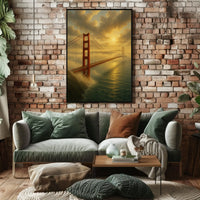 Golden Gate Serenity San Francisco Travel Poster PosterGoat