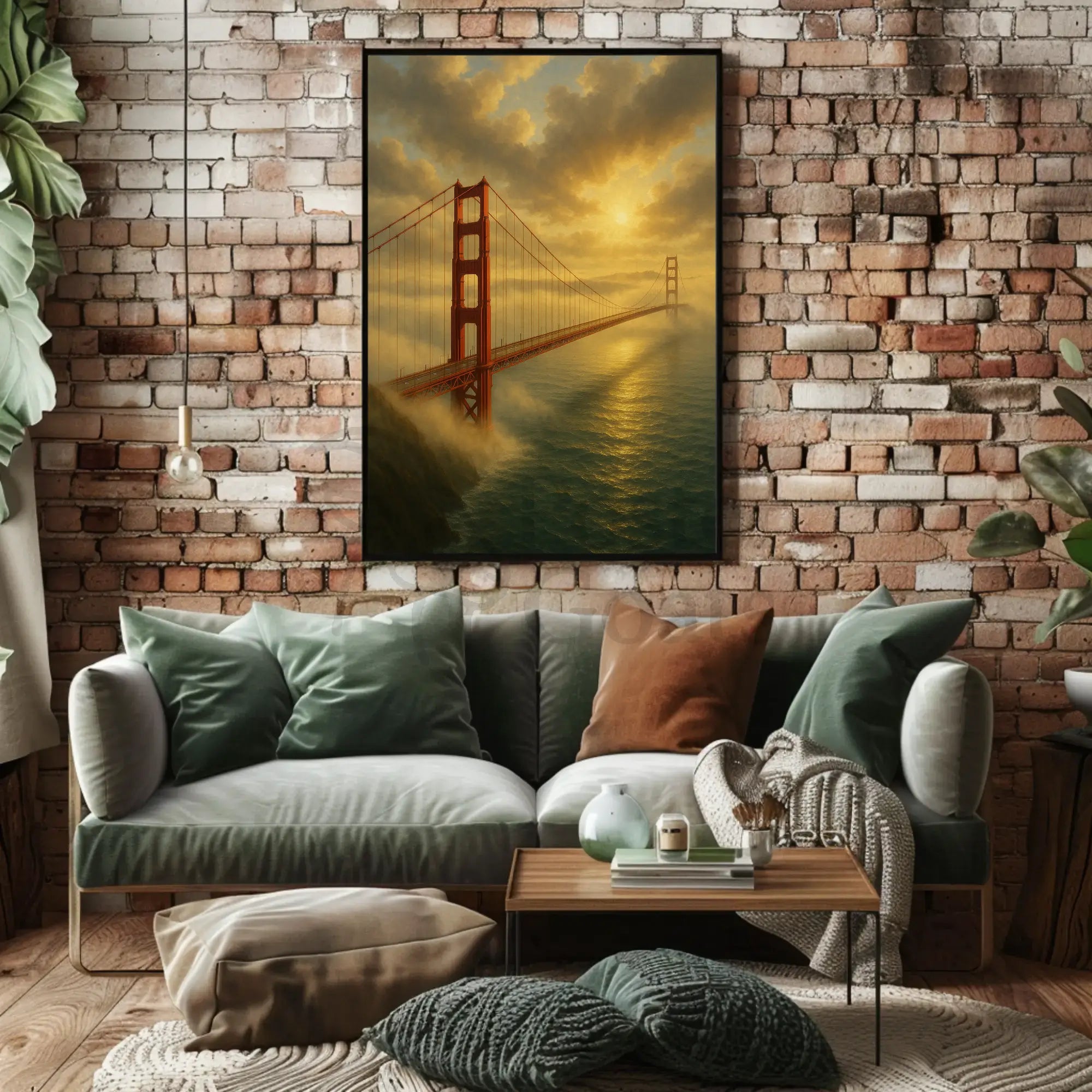 Golden Gate Serenity San Francisco Travel Poster PosterGoat