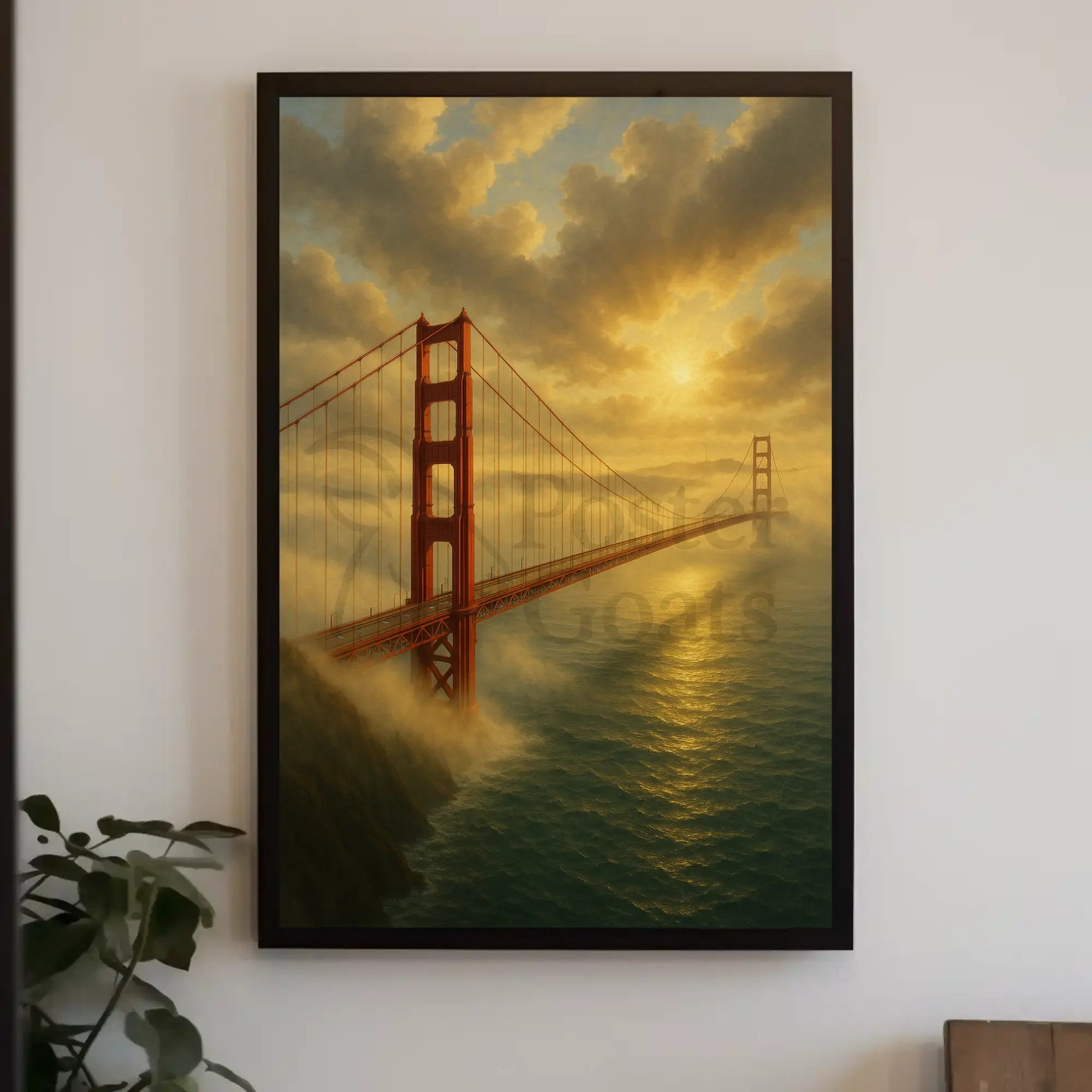 Golden Gate Serenity San Francisco Travel Poster PosterGoat