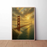 Golden Gate Serenity San Francisco Travel Poster PosterGoat