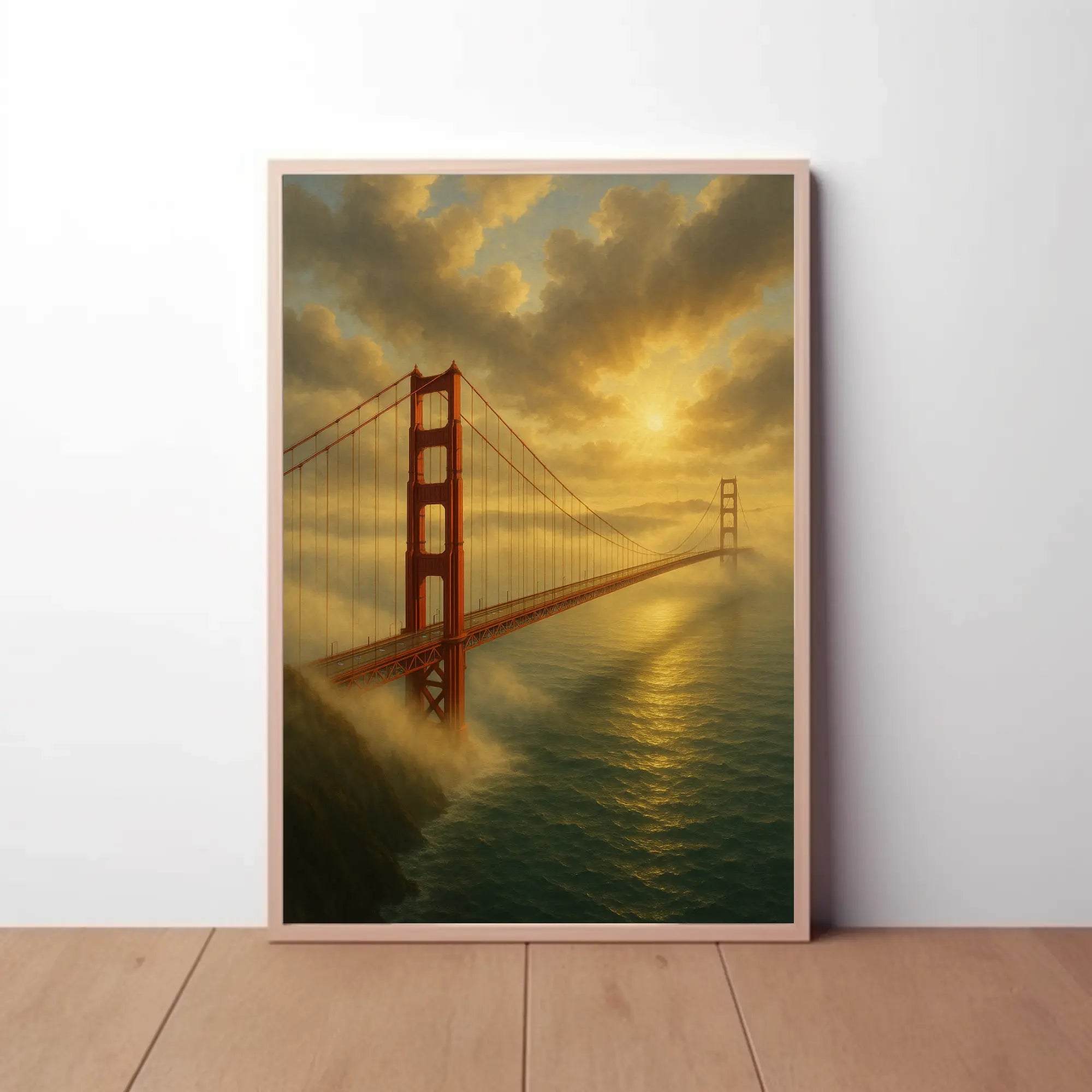 Golden Gate Serenity San Francisco Travel Poster PosterGoat