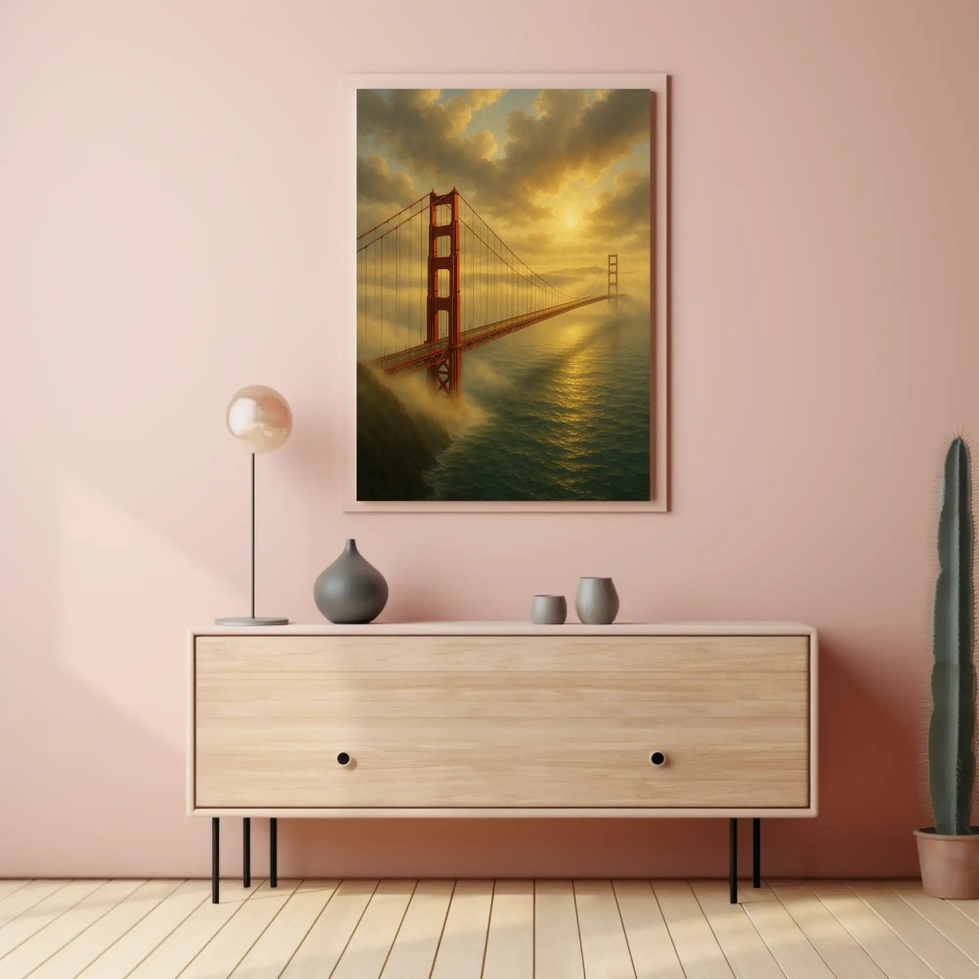 Golden Gate Serenity San Francisco Travel Poster PosterGoat