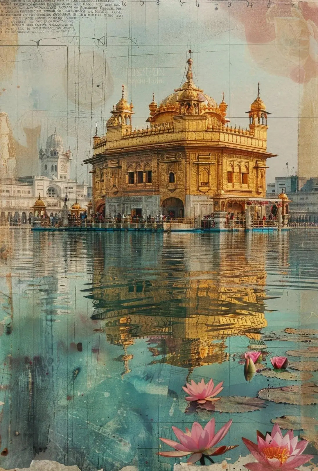Golden Temple Serenity Cultural Heritage Poster PosterGoat
