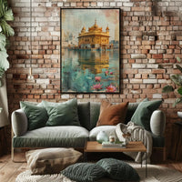 Golden Temple Serenity Cultural Heritage Poster PosterGoat