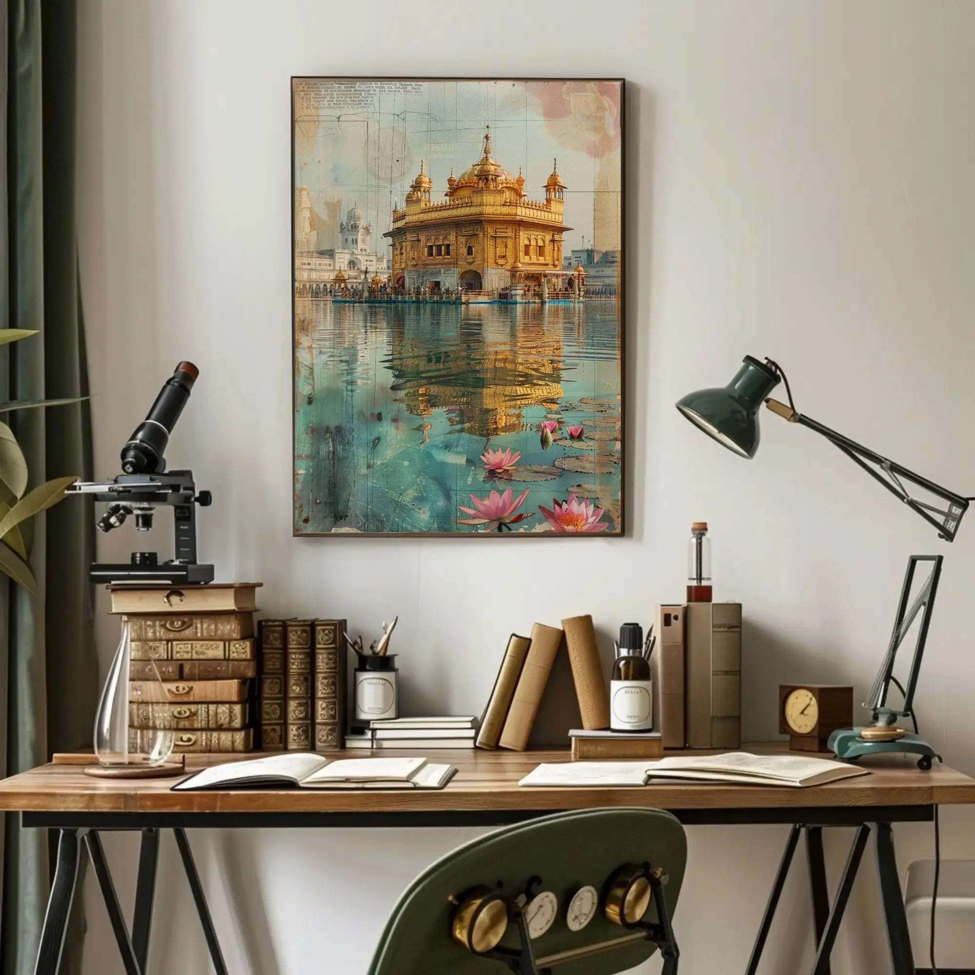 Golden Temple Serenity Cultural Heritage Poster PosterGoat