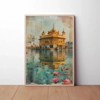 Golden Temple Serenity Cultural Heritage Poster PosterGoat
