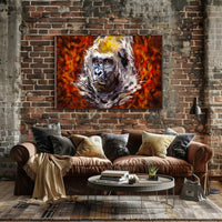 Gorilla Strength Vibrant Colors Wildlife Animal Poster PosterGoat