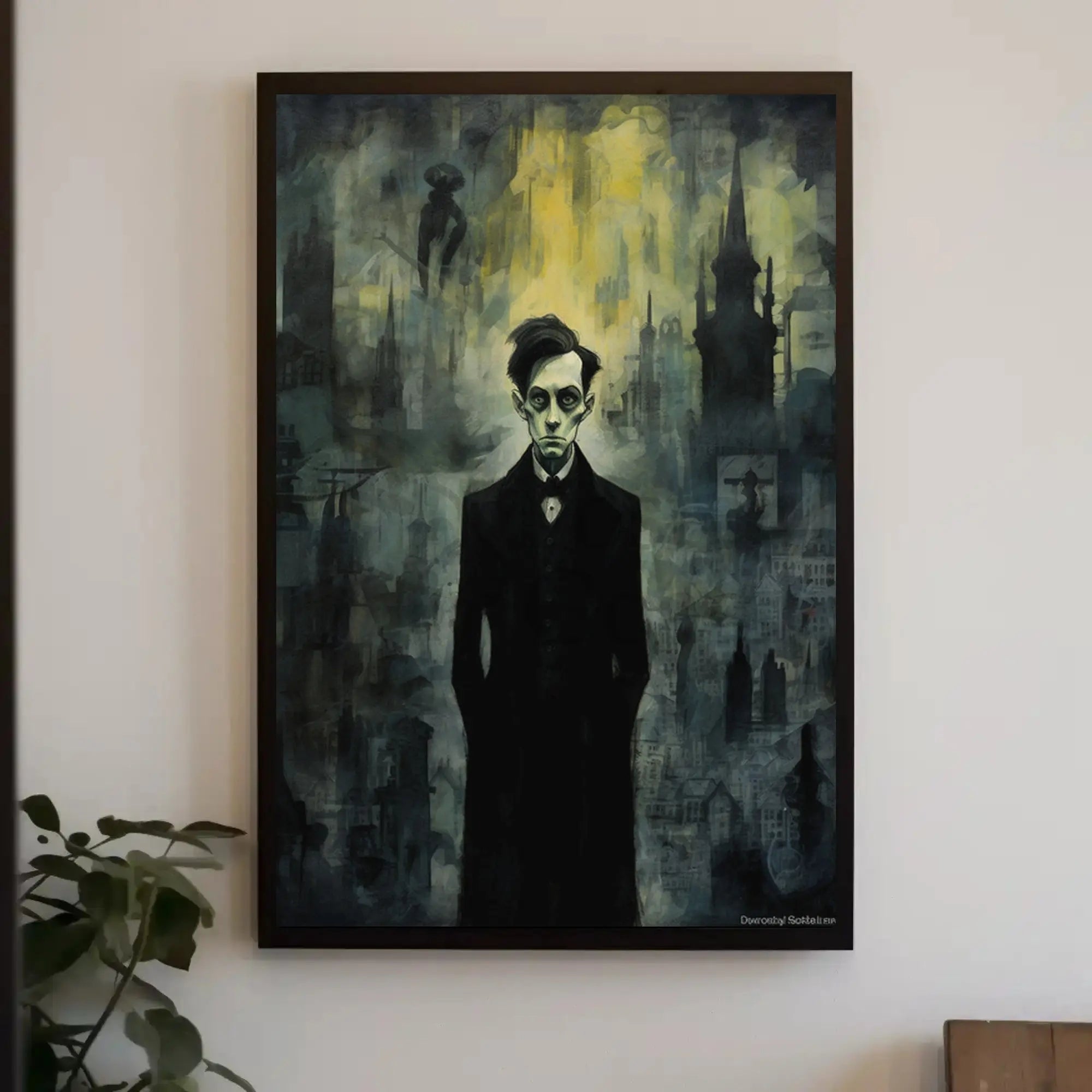 Gothic Victorian Solitude Atmospheric Artistic Culture Poster PosterGoat