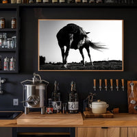 Graceful Horse in Motion Art: An Elegant Animal Poster PosterGoat