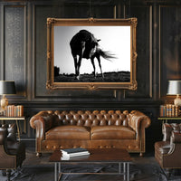 Graceful Horse in Motion Art: An Elegant Animal Poster PosterGoat
