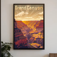 Grand Canyon Vintage Travel Poster PosterGoat