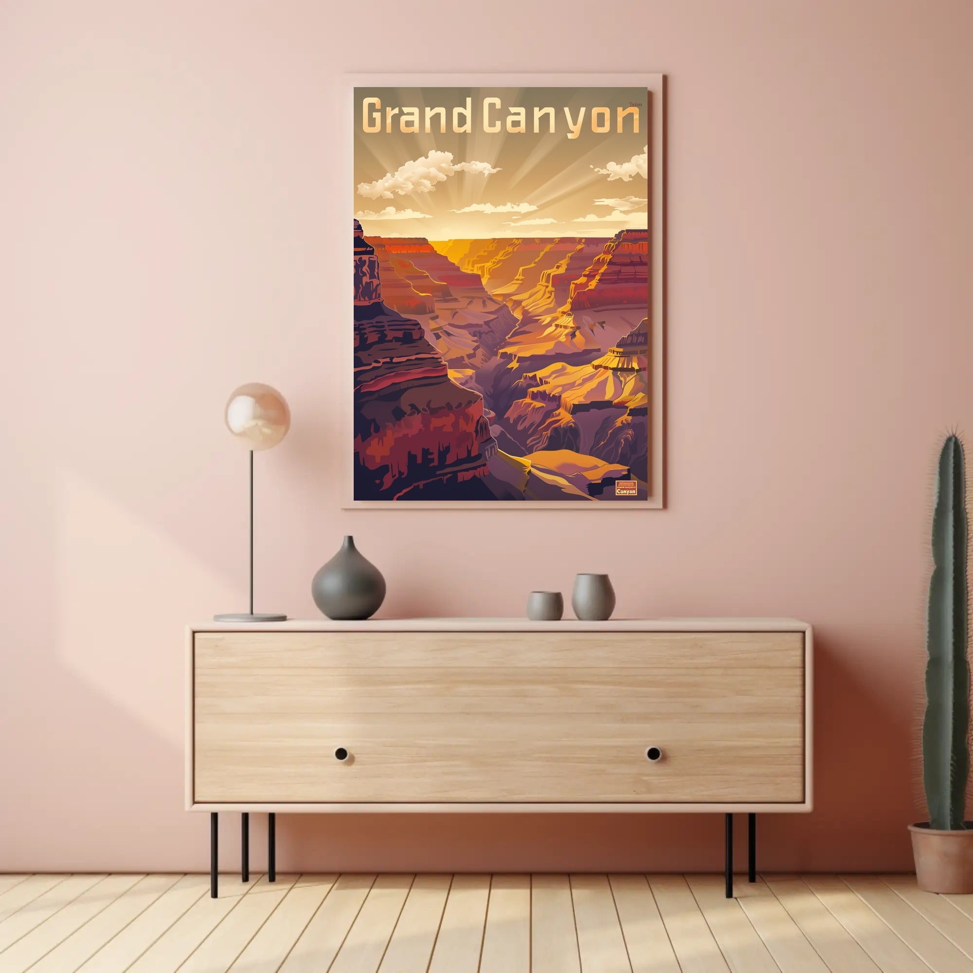 Grand Canyon Vintage Travel Poster PosterGoat