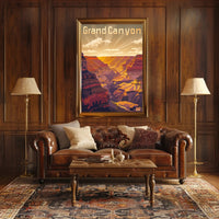 Grand Canyon Vintage Travel Poster PosterGoat