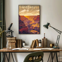 Grand Canyon Vintage Travel Poster PosterGoat