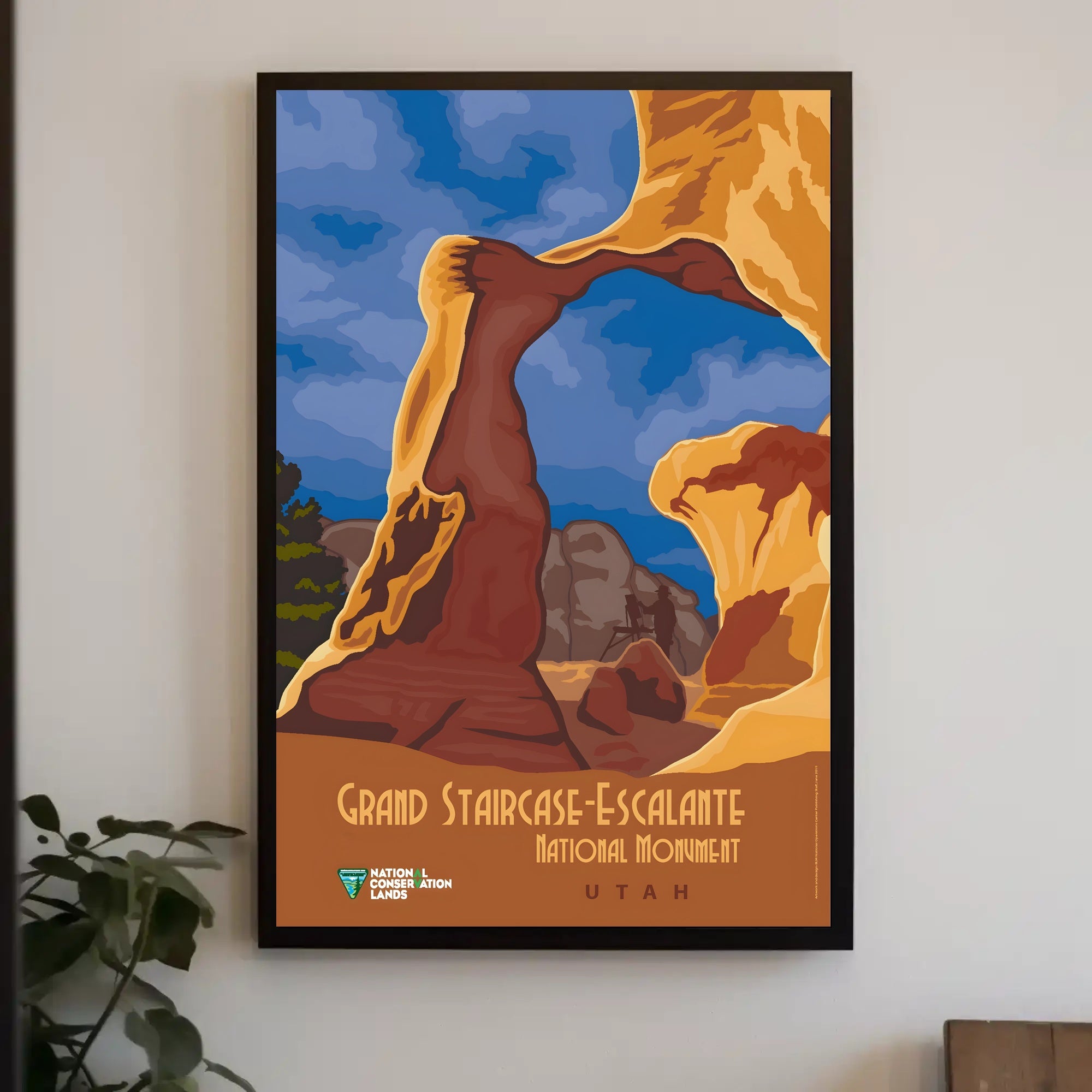 Grand Staircase-Escalante Scenic Vintage Travel Poster PosterGoat