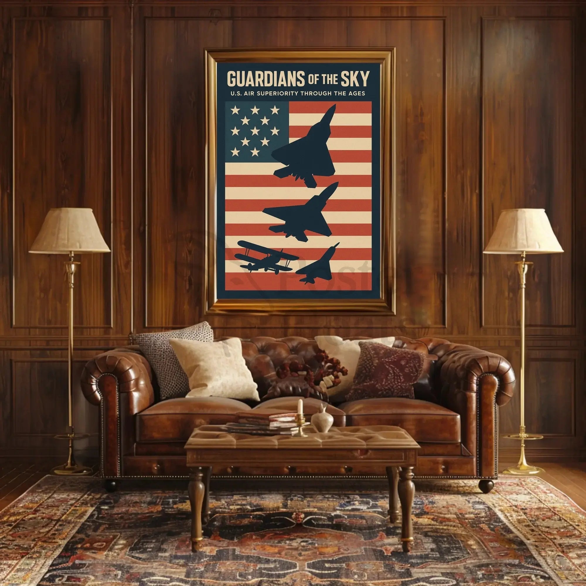 Guardians of the Sky U.S. Aviation Poster Wall Art PosterGoat