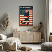 Guardians of the Sky U.S. Aviation Poster Wall Art PosterGoat