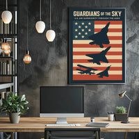 Guardians of the Sky U.S. Aviation Poster Wall Art PosterGoat