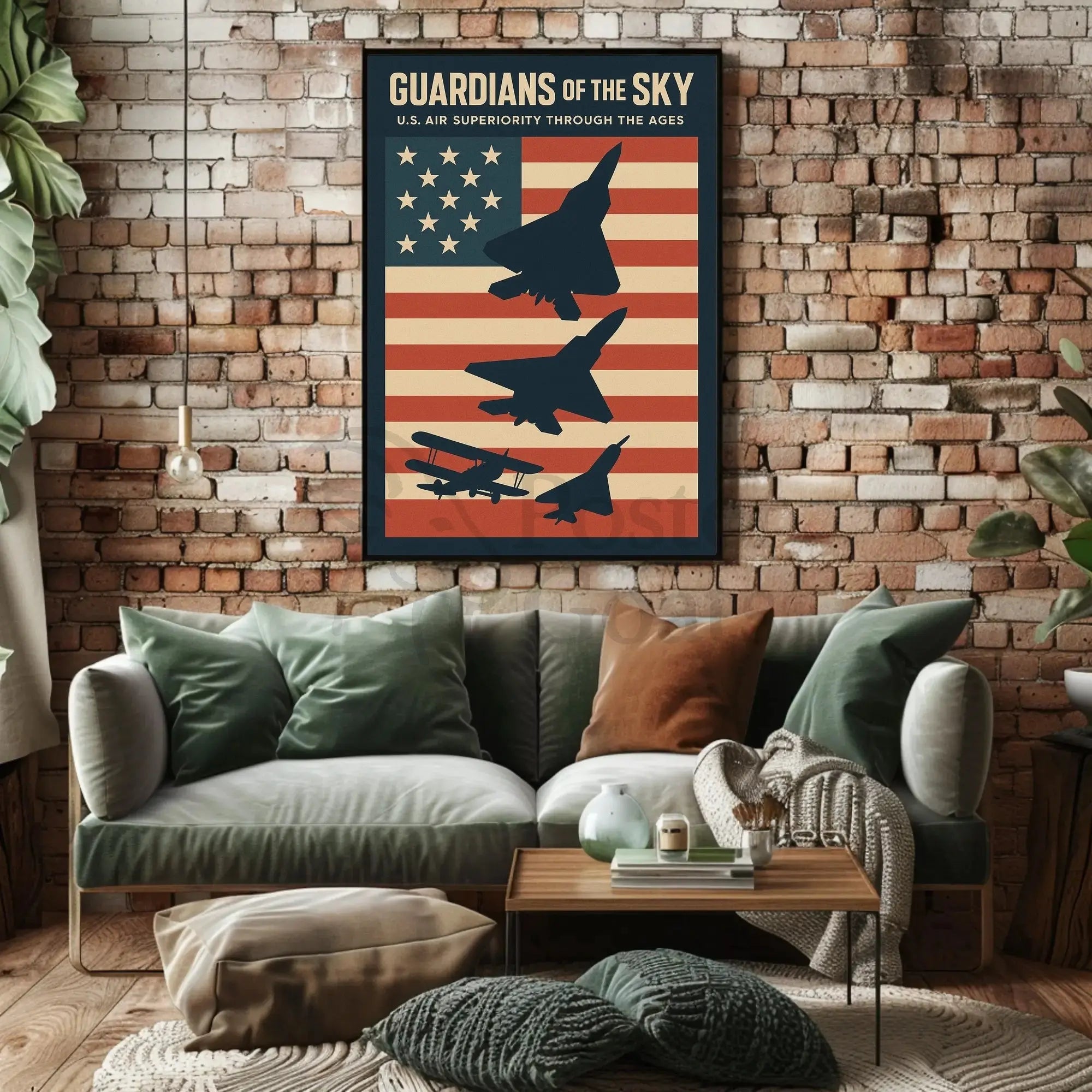 Guardians of the Sky U.S. Aviation Poster Wall Art PosterGoat