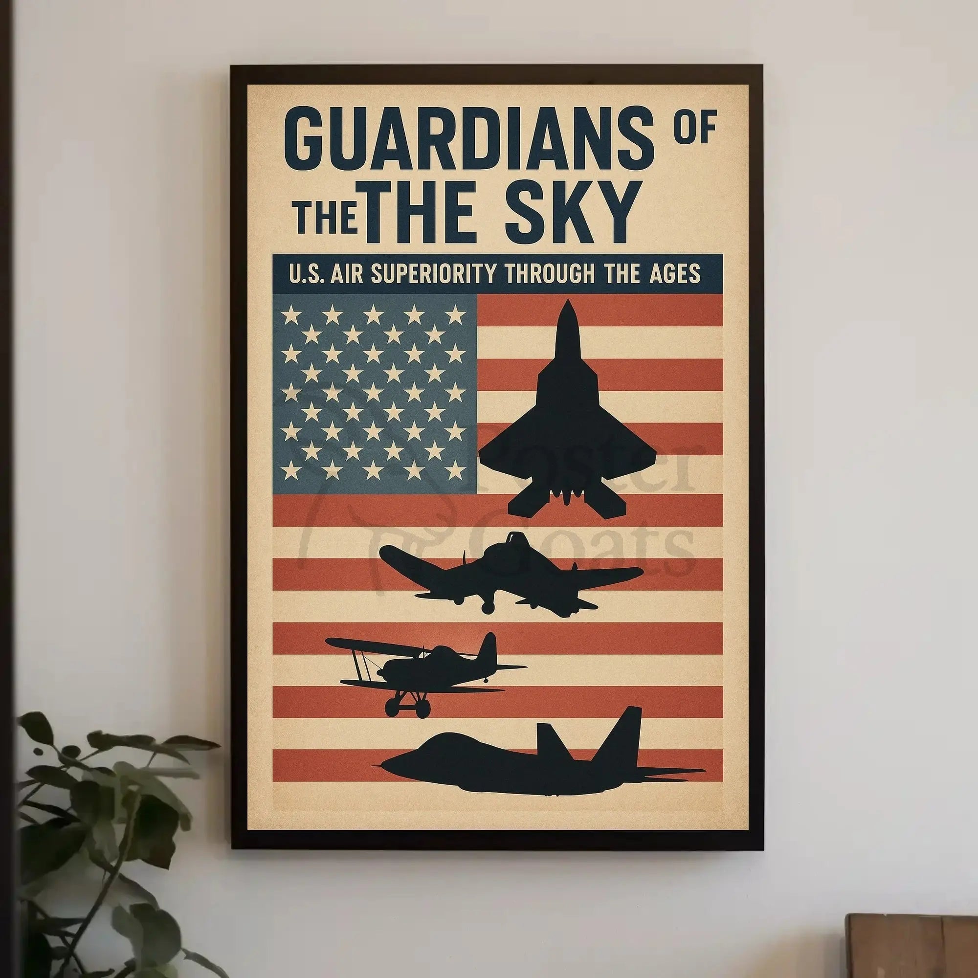 Guardians of the Sky: Military Propaganda Poster PosterGoat