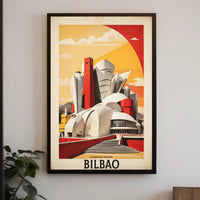 Guggenheim Museum Modern Art Urban or Cityscape Poster PosterGoat
