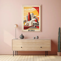 Guggenheim Museum Modern Art Urban or Cityscape Poster PosterGoat