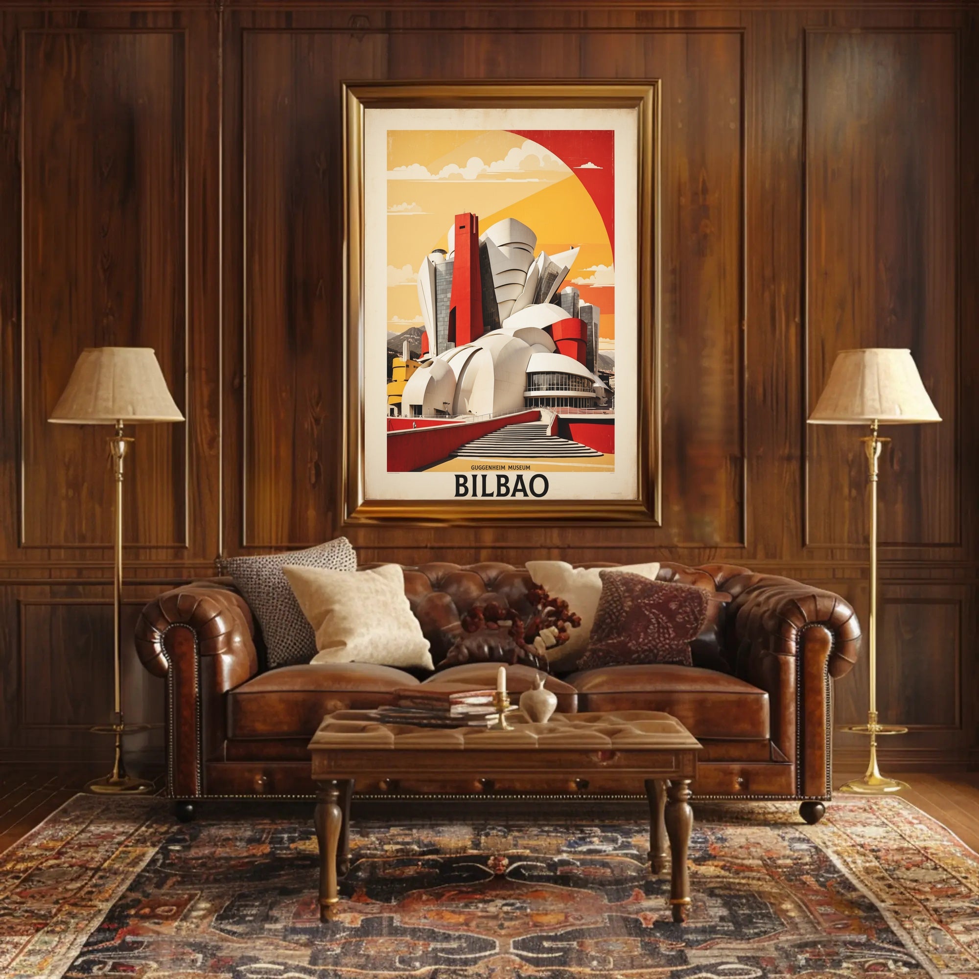 Guggenheim Museum Modern Art Urban or Cityscape Poster PosterGoat