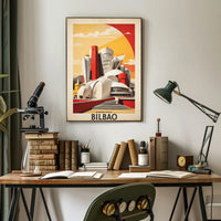 Guggenheim Museum Modern Art Urban or Cityscape Poster PosterGoat