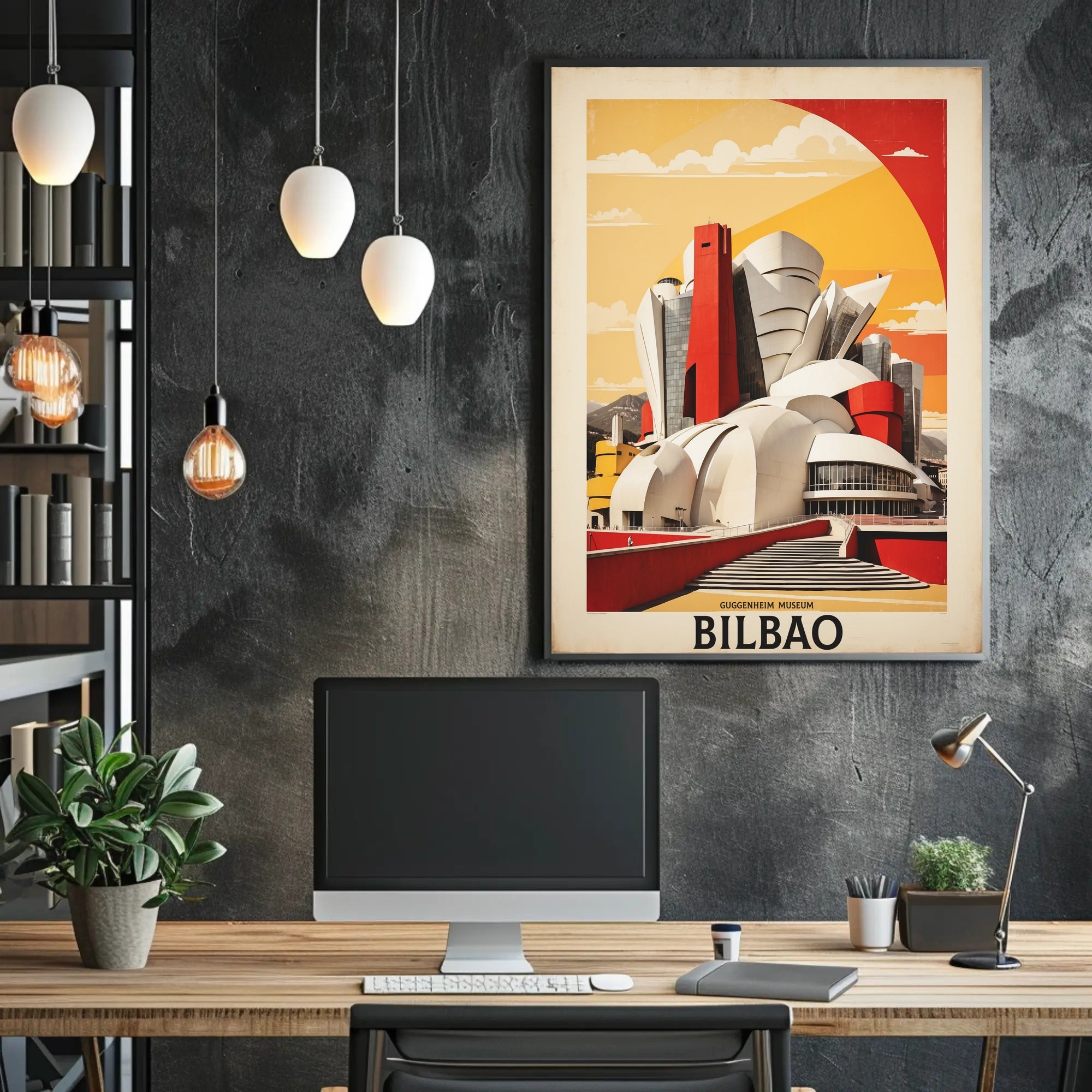 Guggenheim Museum Modern Art Urban or Cityscape Poster PosterGoat