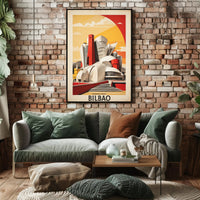 Guggenheim Museum Modern Art Urban or Cityscape Poster PosterGoat