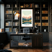 Hamilton Scenic Landscape Travel Poster PosterGoat