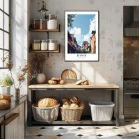 Hanoi's Scenic Urban Panorama: Travel Poster PosterGoat