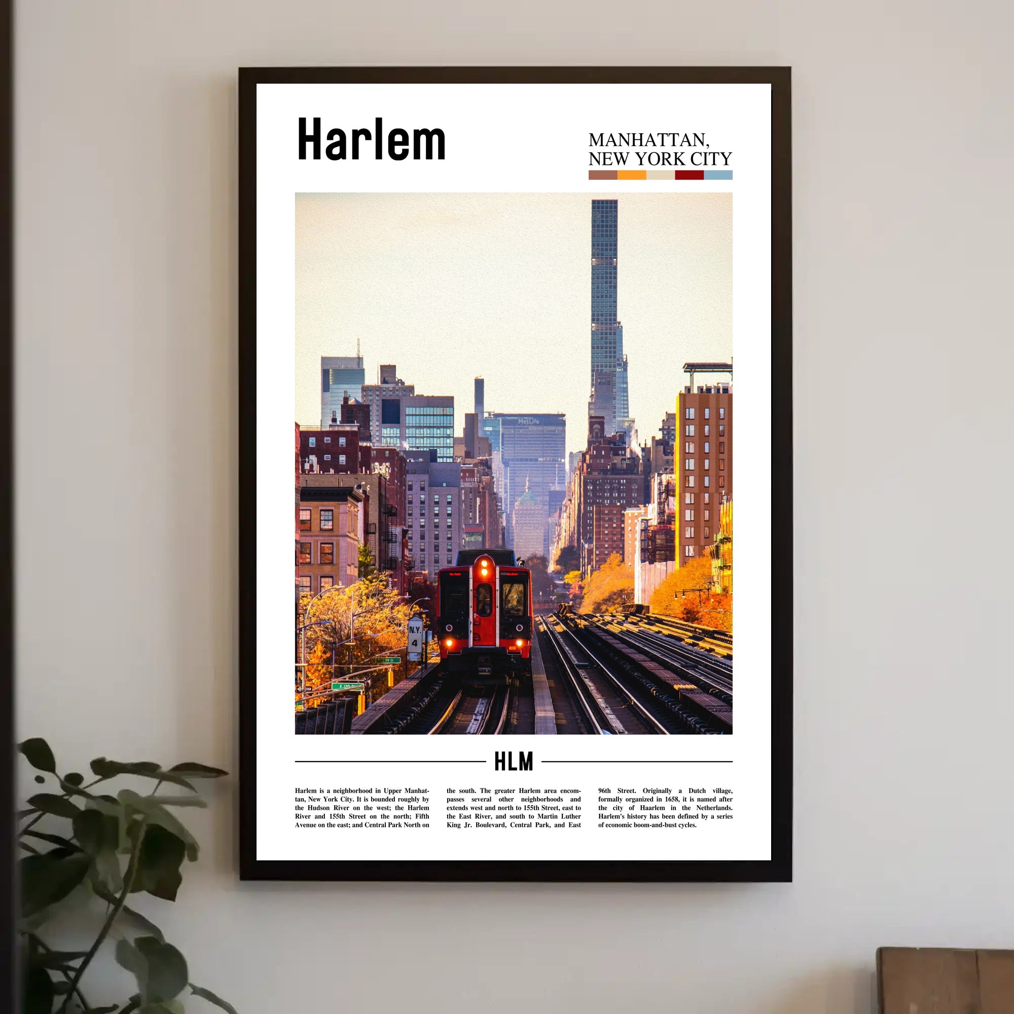 Harlem's Urban Landscape Poster: A Cultural Heritage Journey PosterGoat