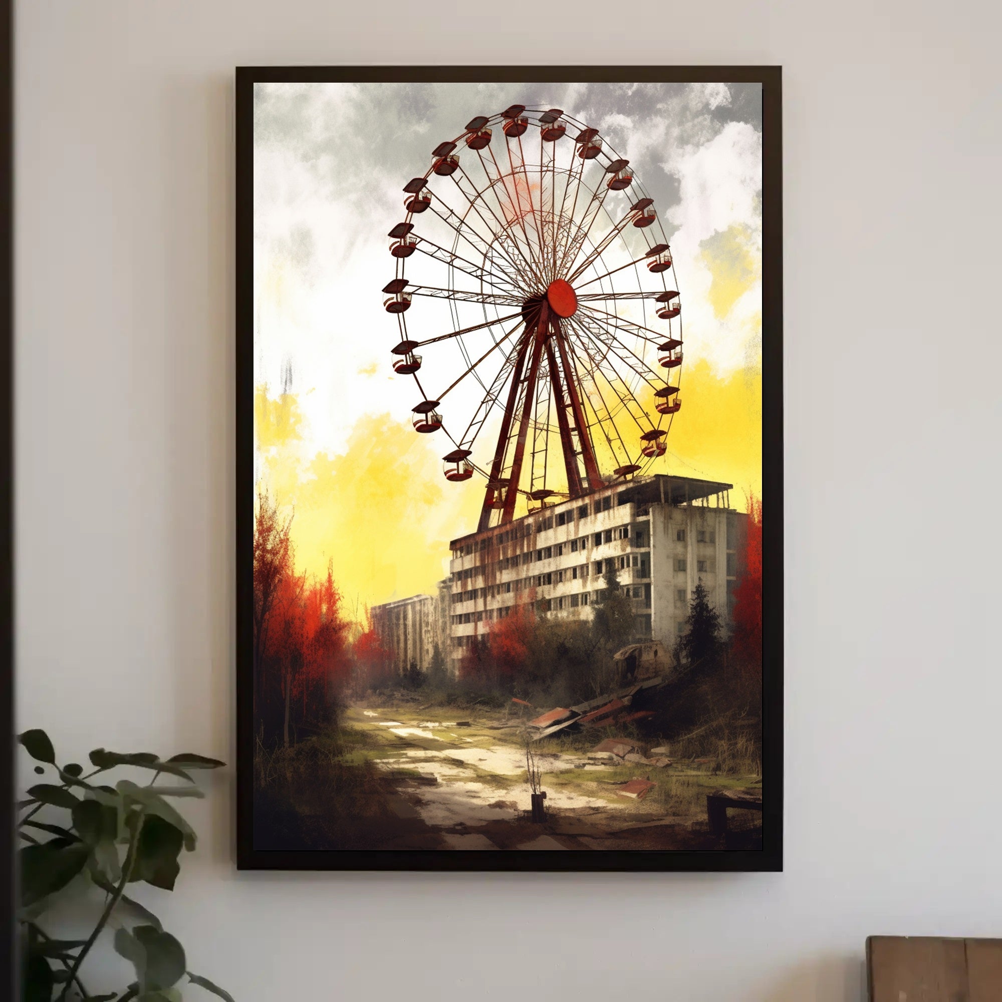 Haunting Urban Decay Ferris Wheel Poster PosterGoat