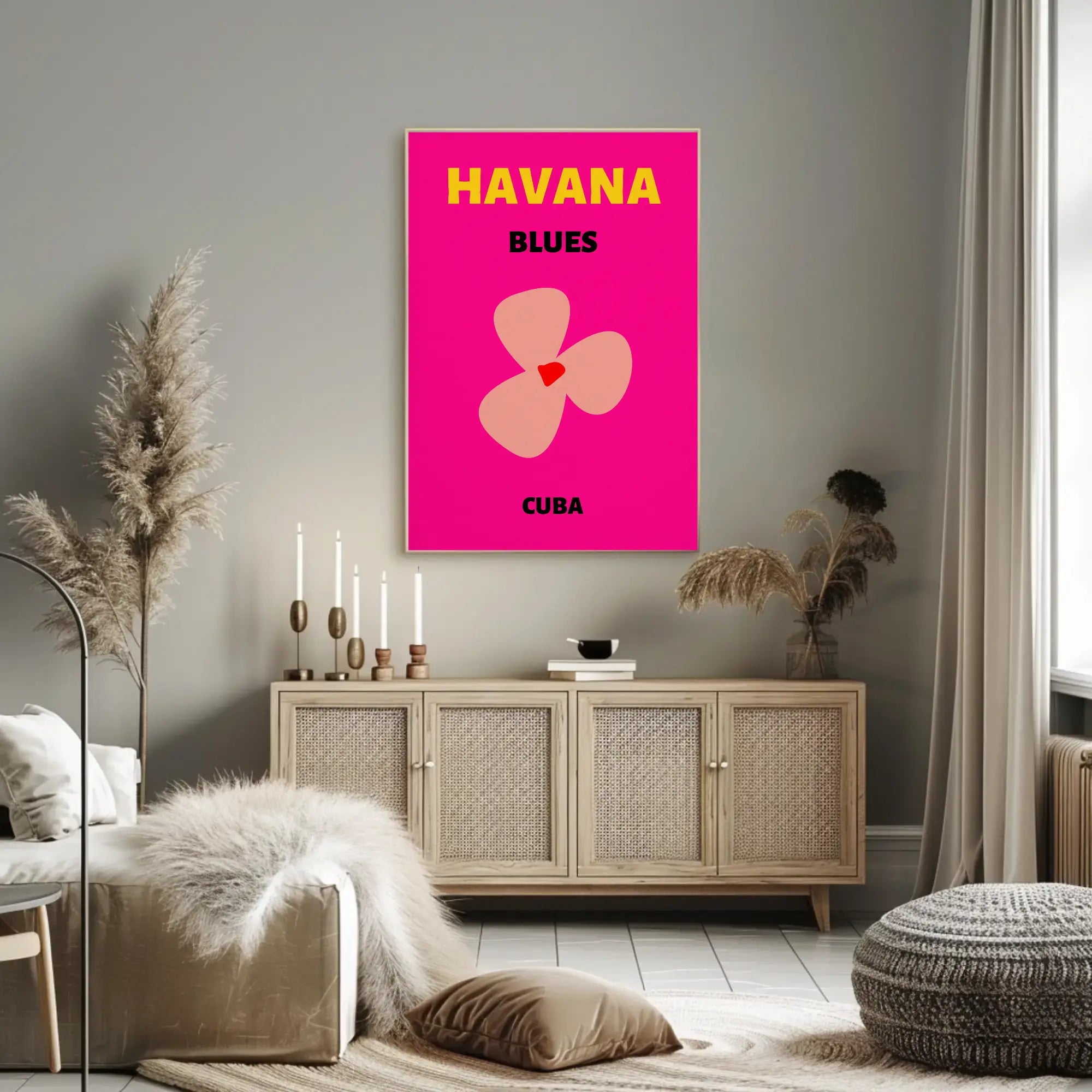 Havana Blues Vibrant Cuban Cultural Heritage Poster PosterGoat