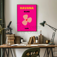 Havana Blues Vibrant Cuban Cultural Heritage Poster PosterGoat