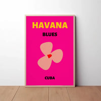 Havana Blues Vibrant Cuban Cultural Heritage Poster PosterGoat