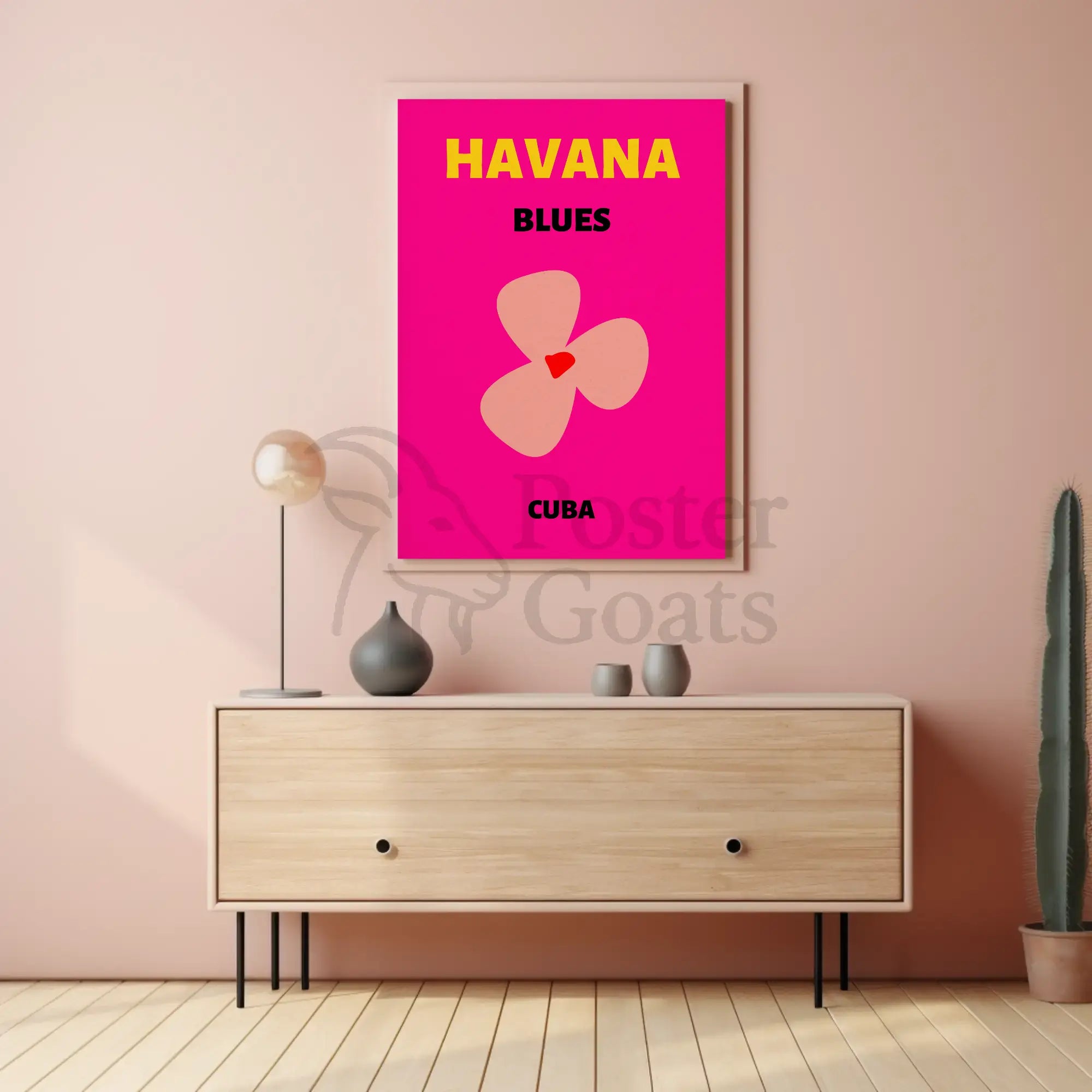 Havana Blues Vibrant Cuban Cultural Heritage Poster PosterGoat