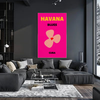 Havana Blues Vibrant Cuban Cultural Heritage Poster PosterGoat