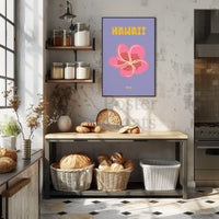 Hawaiian Hibiscus Tropical Beauty Travel Poster PosterGoat