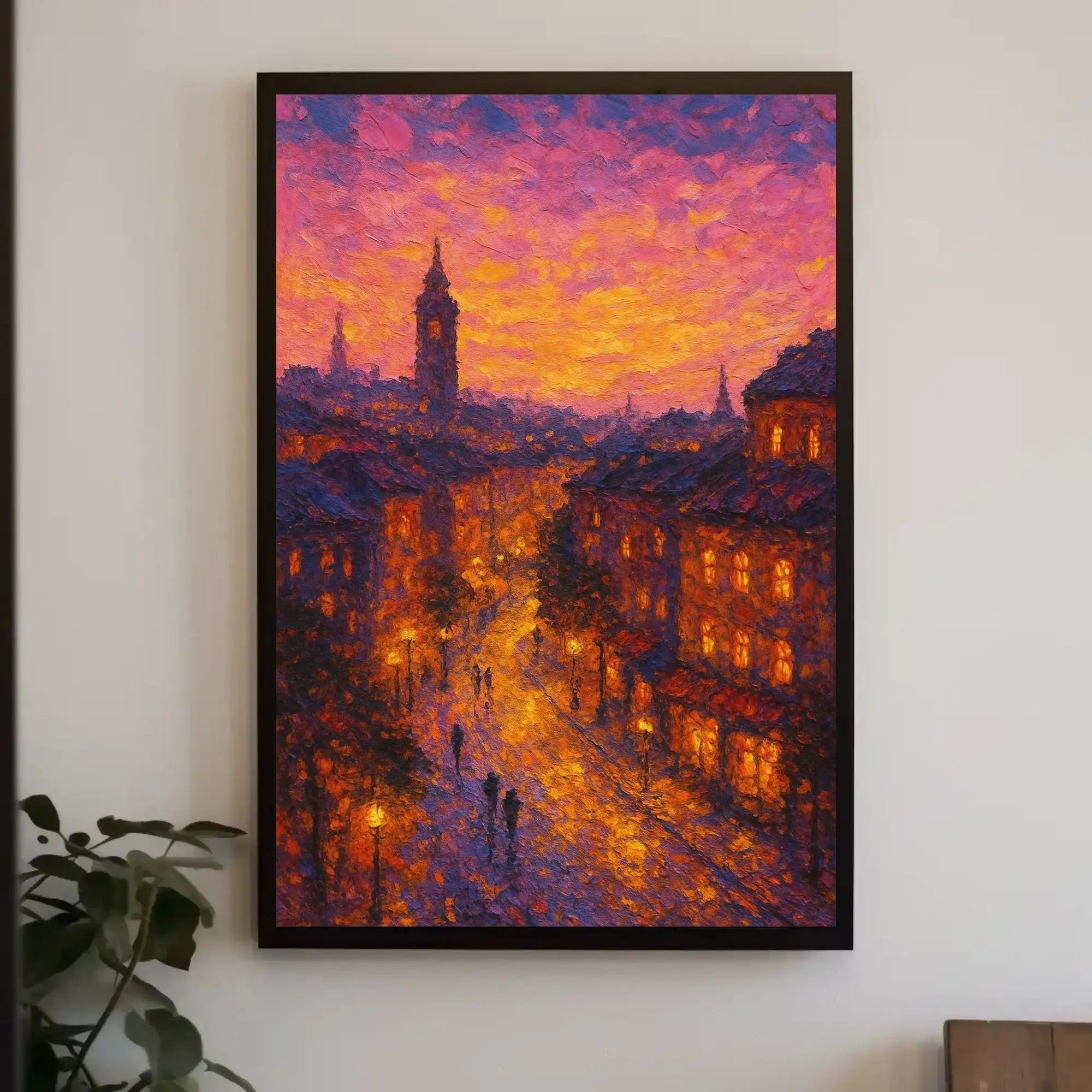 Historic European Cityscape: Impressionist Artistic or Pop Culture Poster PosterGoat