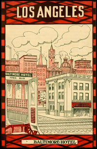 Historic Los Angeles Vintage Travel Poster PosterGoat