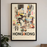 Hong Kong British Era Cultural Heritage Poster PosterGoat